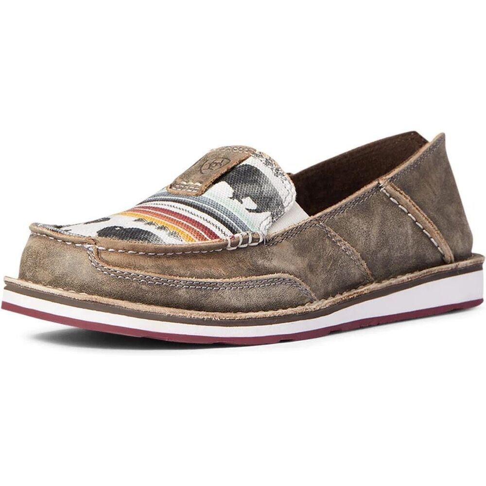 Ariat Women's Buffalo Print Cruiser slip on shoes size 6 NEW